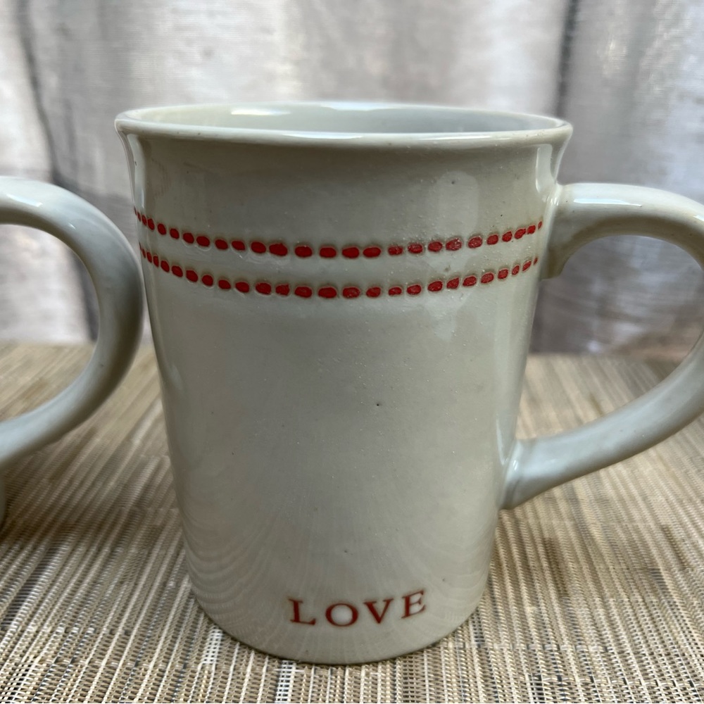 Hearth & Hand with Magnolia LOVE mugs - Picture 3 of 8